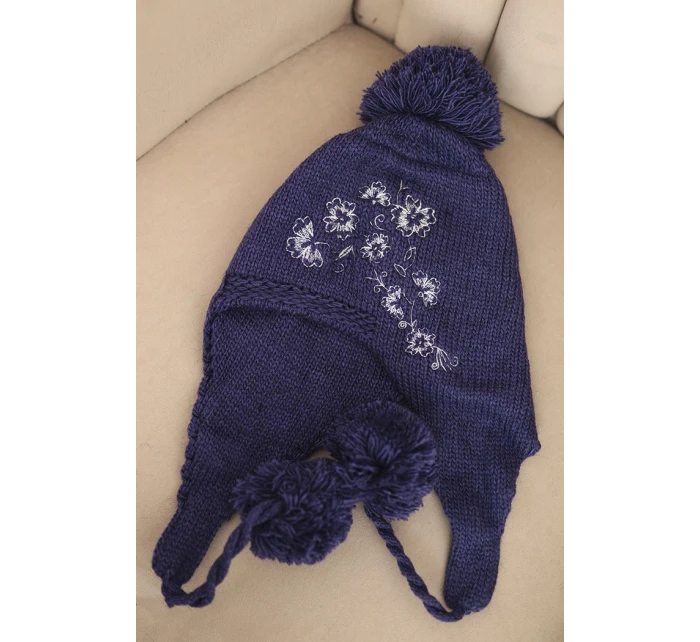 Dámská ušanka Emma K343 denim