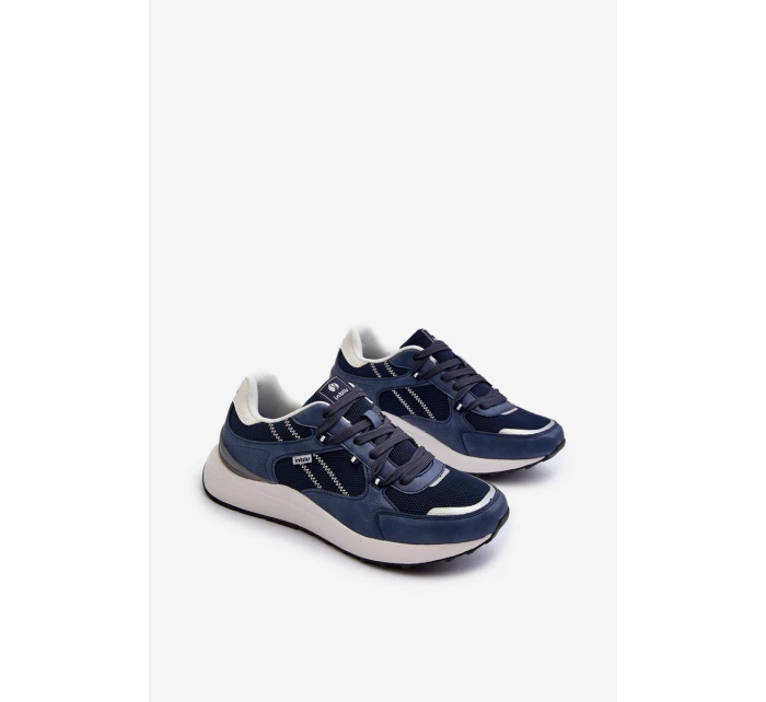 Sneakersy Buty Sportowe Męskie INBLU IU000006 Granatowe