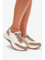 Dámské Semišové Tenisky Na Platformě Big Star model 21693134 HIPOLY SYSTEM Béžové - Big Star Shoes