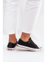 Dámské Nízké Tenisky Big Star model 21705361 Černé - Big Star Shoes Dámské Nízké Tenisky Big Star model 21705361 Černé - Big Star Shoes