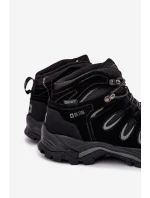 Skórzane Buty Trekkingowe Męskie Big Star OO17433 HI-POLY SYSTEM Czarne