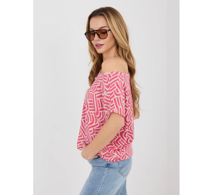 T shirt model 22031426 koralowy - FPrice