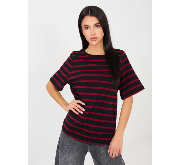 Tričko RV TS A1087.74 čierno-červené