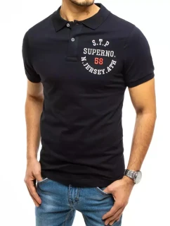 FashionStreet pánske tmavomodré polo tričko PX0418