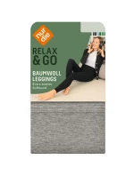 Dámské bavlněné legíny model 20565637 LEGGINGS šedá - NUR DIE Dámské bavlněné legíny model 20565637 LEGGINGS šedá - NUR DIE