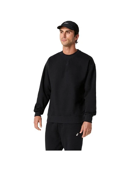 Mikina Asics Fleece Relaxed s kulatým výstřihem TOP