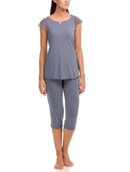 Dámské pyžamo  šedá  model 14642583 - Vamp