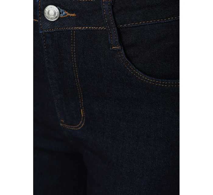 Dámské skinny džíny s vysokým pasem tmavě modré Dstreet model 21996033 - FashionStreet