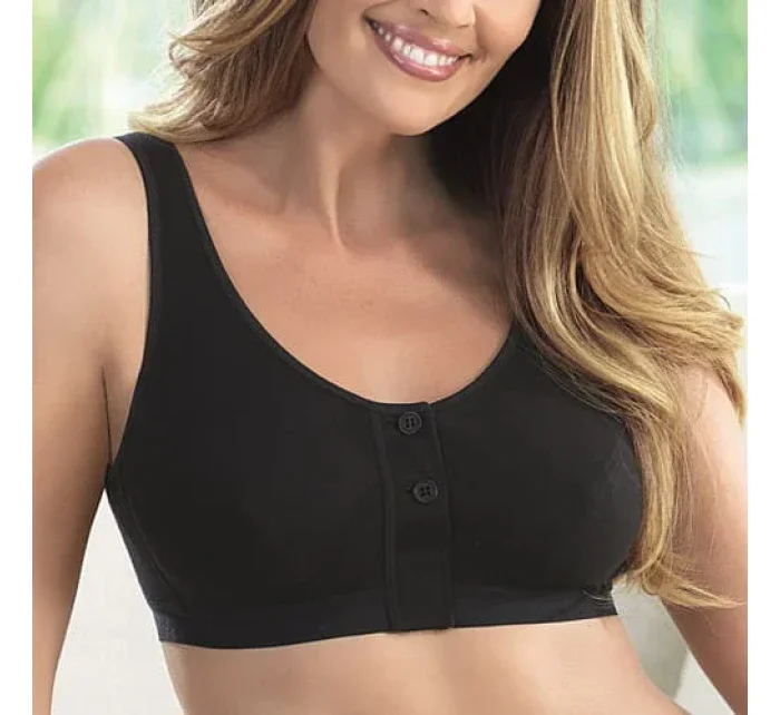 chirurgická podprsenka zapínání vpředu černá  model 10622366 - Anita Care