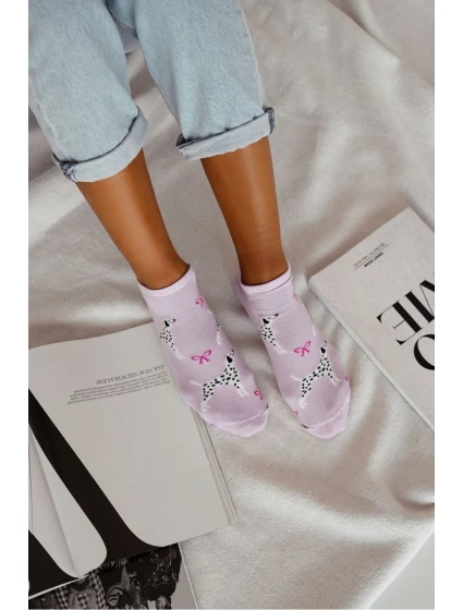 Dámské Ponožky Kotníkové model 21697660 Fialové - Milena