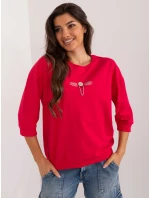 Bluzka RV BZ model 20180362 czerwony - FPrice Bluzka RV BZ model 20180362 czerwony - FPrice