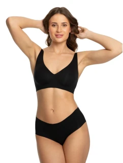 Dámsky športový top Jelly bra basic black - JULIMEX