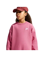 Detská mikina Nike Sportswear Club Fleece Pink FD2923 641