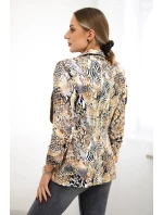 Bavlnená bunda s farebnou potlačou ťavy Bavlnená bunda s farebnou potlačou ťavy