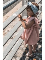 Dziecięce Błyszczące Sandały Srebrne Natalie