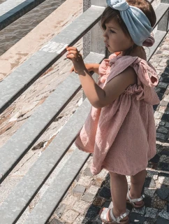 Dziecięce Błyszczące Sandały Srebrne Natalie