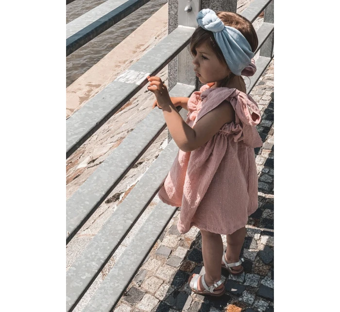 Dziecięce Błyszczące Sandały Srebrne Natalie