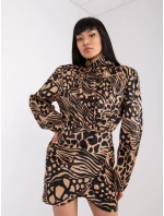 Šaty DHJ SK 15259.55P camel