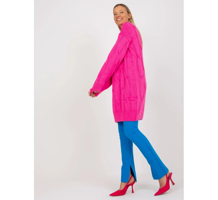 Dámský svetr LC SW model 17650183 fluo růžový - FPrice