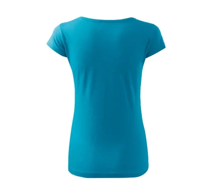 Čisté dámske tričko tyrkysové Čisté dámske tričko tyrkysové