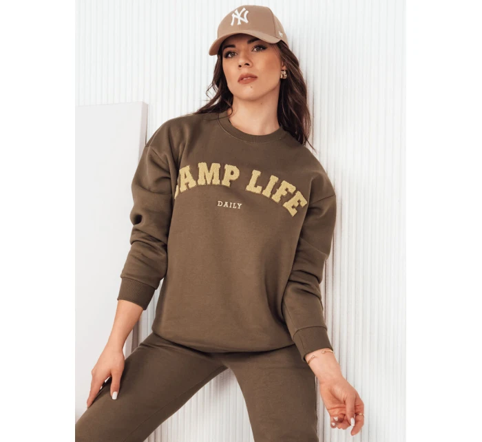 dámská mikina hnědá Dstreet model 21975384 - FashionStreet