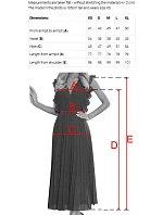 NINA Černé elegantní dámské šaty s přeloženým obálkovým výstřihem, a páskem model 20702181 - numoco