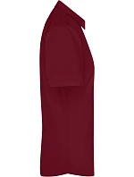 JN 679 Popelínová halenka s krátkým rukávem model 22488261 wine - Daiber JN 679 Popelínová halenka s krátkým rukávem model 22488261 wine - Daiber