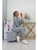 Súprava s oversize šedou blúzkou Súprava s oversize šedou blúzkou