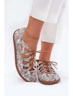 Kožené Baletky S  Zlaté model 21692609 - Maciejka