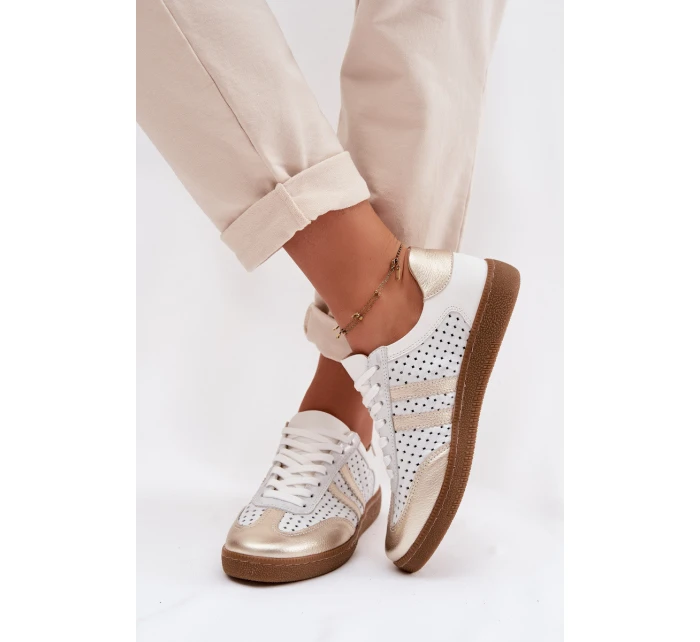 Kožené Síťované Dámské Tenisky model 21935196 - Zazoo