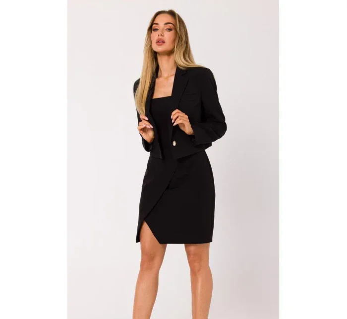 M745 Bunda krátkeho strihu - čierna