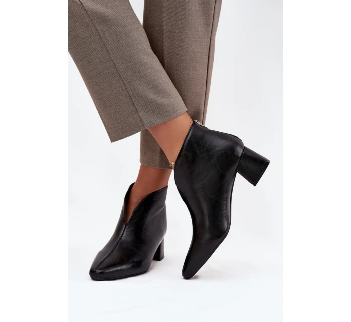 Dámské polobotky na podpatku Černá model 21418397 - BELLUCCI