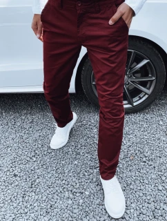 FashionStreet pánske bordové nohavice UX4339
