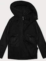 Dámska kombinovaná bunda Vaston Black (F-23301#)