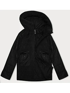Dámska kombinovaná bunda Vaston Black (F-23301#)