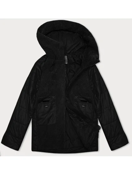 Dámska kombinovaná bunda Vaston Black (F-23301#)