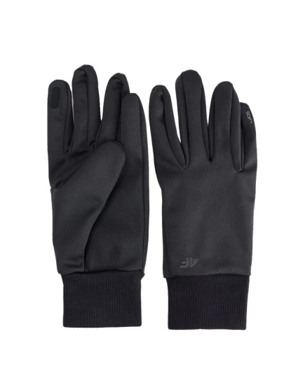 Rukavice Shoftshell unisex Touch Screen 4F 4FWMM00AFGLU183-20S