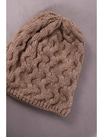 Fleecová čiapka Teresa K285 tmavo béžová