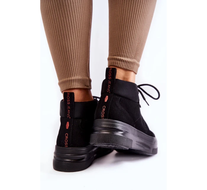 Botki Trapery Cross Jeans KK2R4074C Czarne