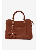 Kabelka z imitace semiše přívěsek Taupe model 22220971 - Flora&Co Kabelka z imitace semiše přívěsek Taupe model 22220971 - Flora&Co