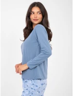 DU PI FP 007.69 sivomodré pyžamo