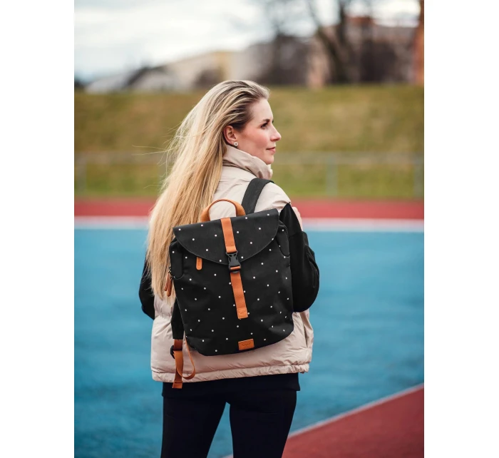 Mestský batoh VUCH Corbin Dotty Black