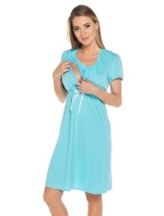 Dámska dojčiaca košeľa Radosc Svetlo modrá - Italian Fashion