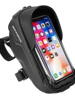 Taška na telefón na riadidlách Rockbros, čierna