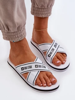Dámské žabky na pěnové podrážce Big Star model 21652798 Bílé - Big Star Shoes