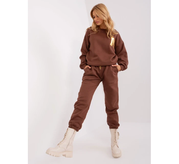 Komplet EM KMPL model 18990625 ciemny brązowy - FPrice