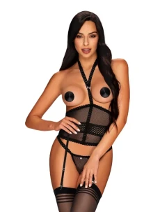 Odvážny korzet Strapelie corset - Obsessive