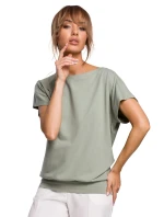 Dámská halenka model 18956054 Pistácie Made Of Emotion - Moe Dámská halenka model 18956054 Pistácie Made Of Emotion - Moe