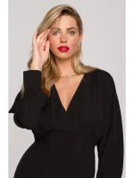 Dámske šaty v tvare morskej panny K143 čierne - Makover