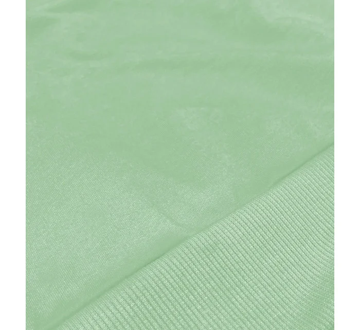 Dámska tenká krátka mikina pistáciová (8B938-39)